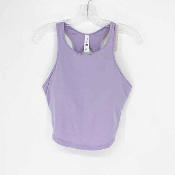 All In Motion Rib Racerback Crop Tank Top Size Large - Picture 1 of 8